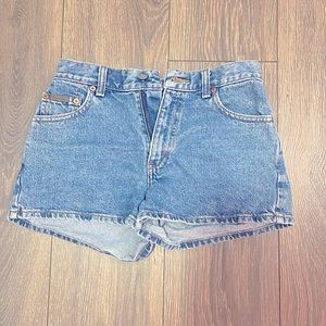 Calvin Klein high waisted denim shorts